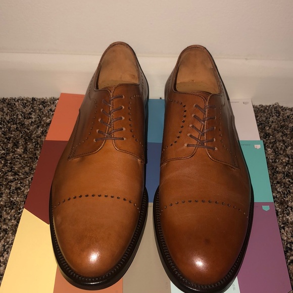 M. Gemi Italian Leather Oxfords, Men\'s Size 43